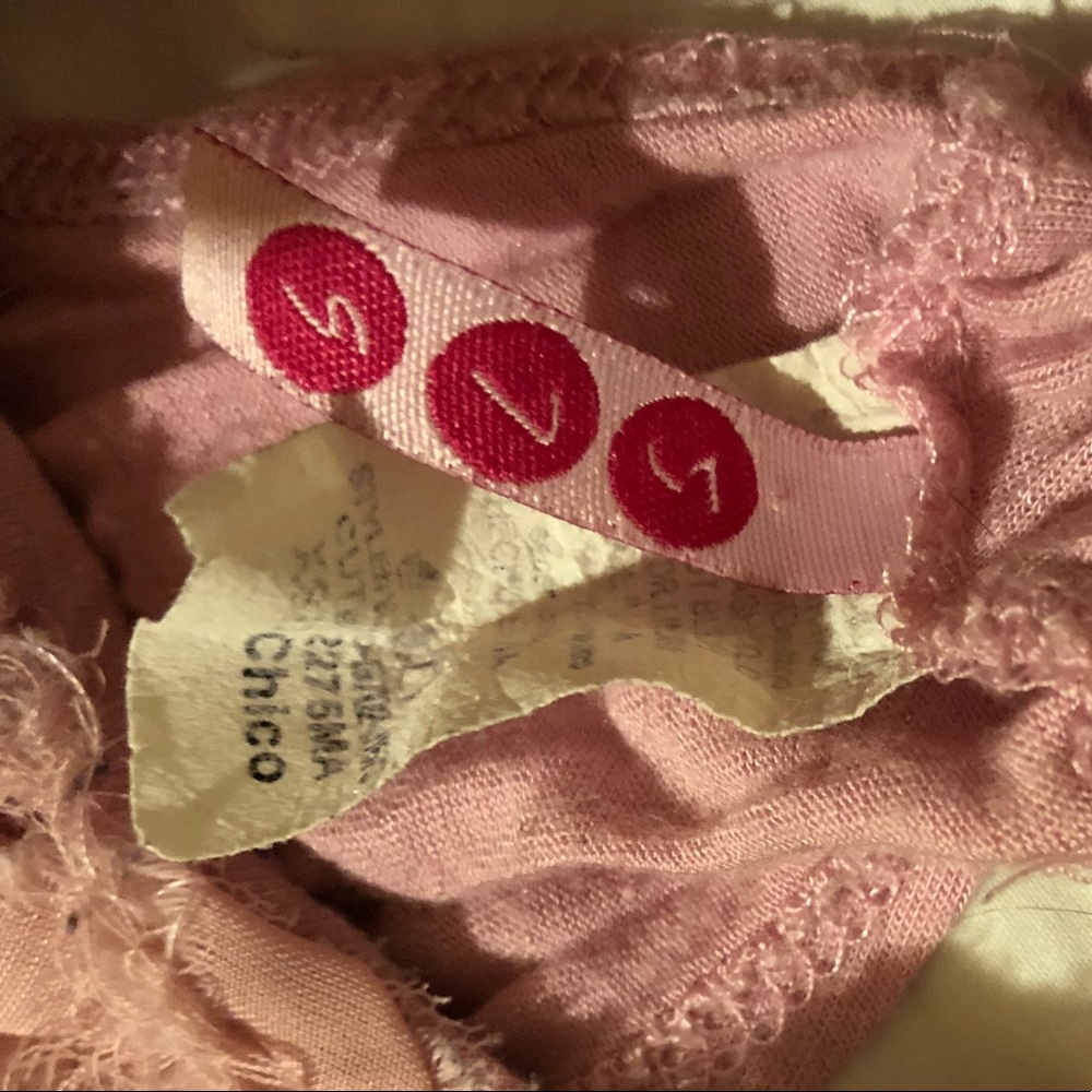 Pink Ruffle Flower Blouse - Picture 3 of 4